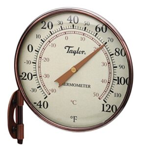 taylor 481cr dial thermometer, 4.25", copper
