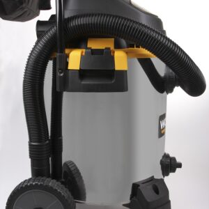 WORKSHOP Wet/Dry Vacs WS1600SS Stainless Steel 6.5-Peak Wet Dry Vacuum Cleaner, 16 Gallon w/ attachment and hose