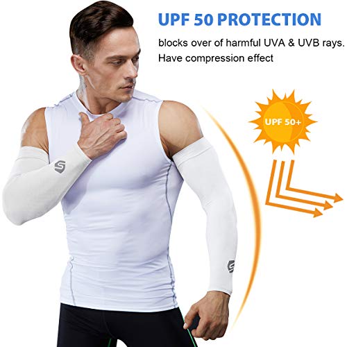 Cooling Arm Sleeves for Men Women SHINYMOD UV Sun Protection Tattoo Cover Up