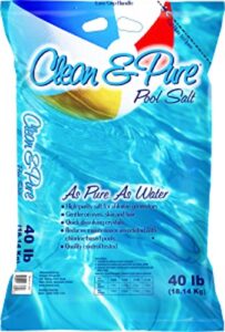 kissner clean & pure pool salt (40 lb bag)