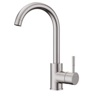 gimili bar sink faucet, brushed nickel bar faucet single hole, modern prep wet small faucet for kitchen farmhouse rv camper outdoor utility bathroom