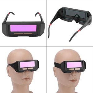 Welding Glasses Solar Auto Darkening Welding Goggles, Safety Protective Welding Glasses Welder Eyes Glasses,Mask Helmet Eyes Goggle Welder Glasses