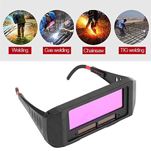 Welding Glasses Solar Auto Darkening Welding Goggles, Safety Protective Welding Glasses Welder Eyes Glasses,Mask Helmet Eyes Goggle Welder Glasses