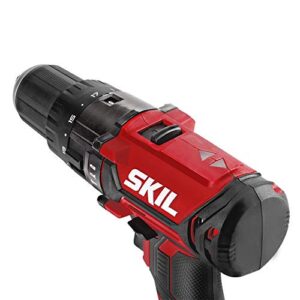 SKIL 20V 1/2 Inch Hammer Drill, Includes 2.0Ah PWRCore 20 Lithium Battery and Charger - HD527802