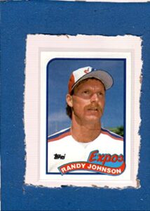 1989 topps #647 randy johnson rc rookie mlb baseball trading card