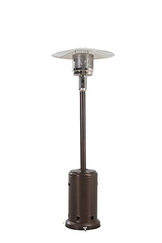 Sunjoy Lawrence Floor-Standing Patio Heater, 88", Bronze hammered finished