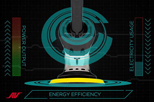 AirVANTAGE 6" Palm-Style, 2nd Generation Industrial Advanced Electric Sander Central-Vacuum with Low-Profile Pad (3/16- Hook & Loop)
