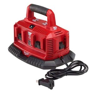 milwaukee 48-59-1806 m18 18v six port lithium-ion charger