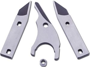 replacement blade for 18-gauge shear cutter for kett kit102 and dewalt dw890/dw891 91970-00(c), 91969-00(l), 91967-00(r), milwaukee, makita, sioux, porter cable shear blades