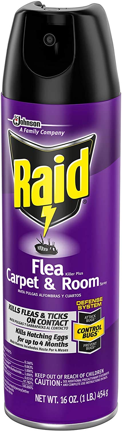 Raid Flea Killer Carpet and Room Spray (16 Ounce (Pack of 6))