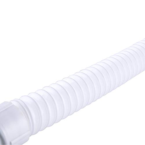 Flexible Extension Drain Pipe, Angle Simple Flexible 1-1/4" Extension Hose, Bathroom Sink Expanded Tube, Lavatory Sink Tailpiece, Tail Pipe Extension For Vessel Sink, Length Of 14-9/16" To 33-1/16"