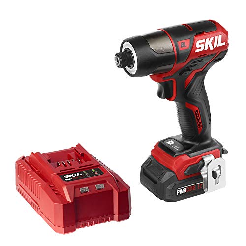 SKIL PWRCore 12 Brushless 12V 1/4 Inch Hex Cordless Impact Driver, Includes 2.0Ah Lithium Battery and Standard Charger - ID574403