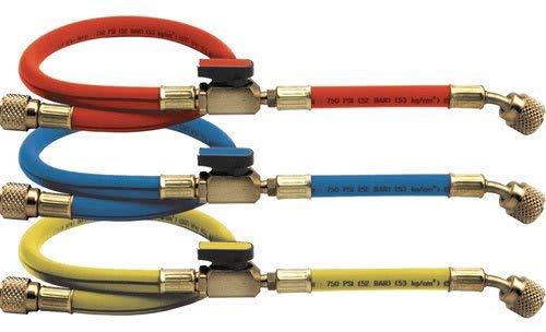 CPS Products HP6L Premium 1/4" In-Line Ball Valve Hose, 6' Length, Pack of 3