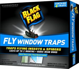 black flag fly window trap (pack of 3)