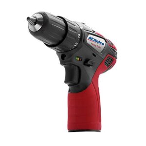 acdelco ard12119t g12 series 12v cordless li-ion 3/8” 265 in-lbs. compact drill driver - bare tool only