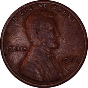 1923 lincoln wheat cent 1c about uncirculated