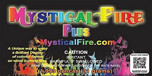 Mystical Fire PLUS Campfire Fireplace Colorant Packets (6 Pack, Mystical Fire Plus)