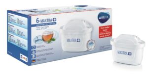 brita maxtra + -6 filters spare parts compatible with water jugs 6 months filtrada-6 cartridges, white, plus