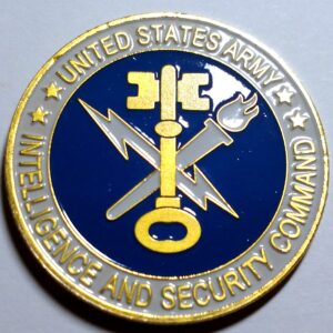 Army Intelligence and Security Command INSCOM Government Colorized Challenge Art Coin