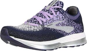 brooks womens bedlam running shoe - purple/navy/grey - b - 7.0