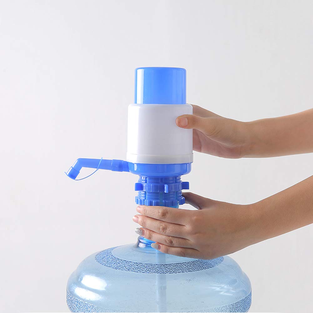 Drinking Water Pump, Portable Bottled Water Pump Plastic Manual Hand Press Drinking Water Dispenser