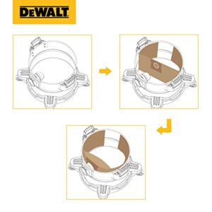 DEWALT DXVA19-4102 Dust Bag Fits for 12-16 Gallon Wet/Dry Vacuum Compatible with DXV12P DXV14P DXV16P DXV16PA DXV16S,3 Pack