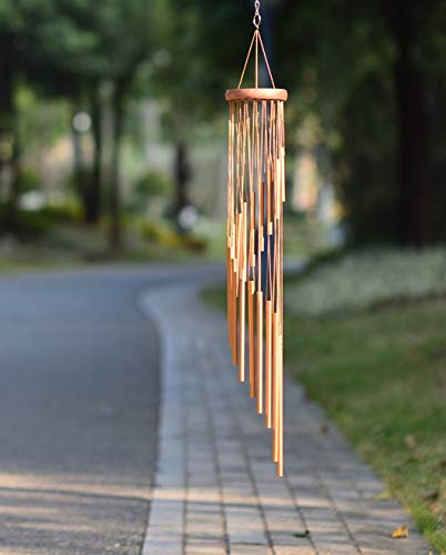 SuninYo Wind Chimes for Outside,Memorial Gifts Wind Chimes Outdoor Clearance,36 inches Memorial Wind Chimes with S Hook for Home Garden Decoration