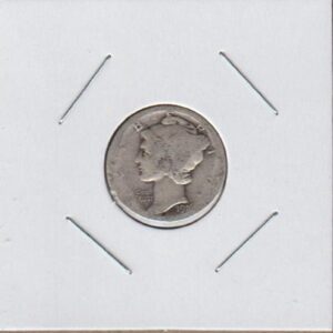 1916 Winged Liberty Head or"Mercury" (1916-1945) Dime Good