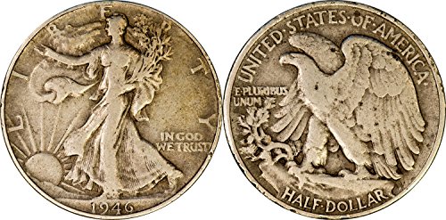 1920 to 1947 PDS Walking Liberty Half Dollar - 90% Silver - (1/2) US Mint - Grades Fine or better