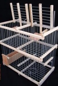 mets bird cage trap cage with two trap