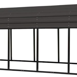 Arrow CPHC102907 Heavy Duty Galvanized Steel Metal Multi-Use Shelter, Shade, Carport, 10' x 29' x 7'