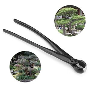 Bonsai Concave Branch Cutter, 8.4 Inch Manganese Steel Alloy Sharp Blade Round Knob Cutter, Gardening Concave Pruner(210mm / 8.27inch)