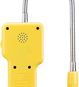 Gas Leak Detector & Natural Gas Detector: Portable Gas Sniffer to Locate Leaks of Multiple Combustible Gases Like Propane, Methane, LPG, LNG, Fuel, Sewer Gas with 12" Flexible Sensor Neck