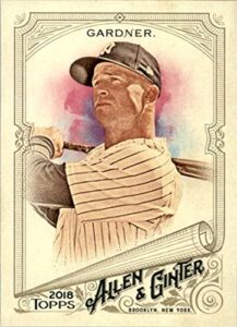 2018 allen and ginter #308 brett gardner new york yankees baseball card - gotbaseballcards