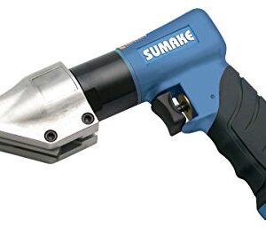 Pneumatic Metal Shear Cutter and Scissor Cutting Air Power Tool, Capacity: Steel-1.2mm, Alum.-2.4mm, Free-Speed: 2,500, (Sumake ST-M5030)