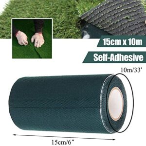 TYLife Artificial Grass Self-Adhesive Seaming Turf Tape Lawn,Carpet Jointing 6" x32.8'(15cm x 10m), 33'