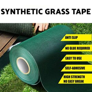 TYLife Artificial Grass Self-Adhesive Seaming Turf Tape Lawn,Carpet Jointing 6" x32.8'(15cm x 10m), 33'