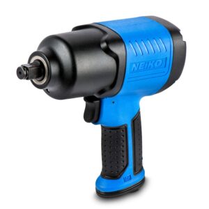 neiko 30128a composite air impact torque wrench | 1/2-inch square drive | 600 ft-lbs. | twin hammer | pneumatic tool