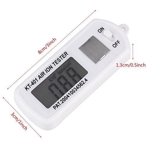 Hilitand Air Ion Tester Meter Counter for Negative Air Ion Generator with a Wrist Strap
