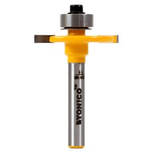 YONICO Slot Cutter Router Bit 1/8-Inch Height X 3/8-Inch Depth 1/4-Inch Shank 14081q