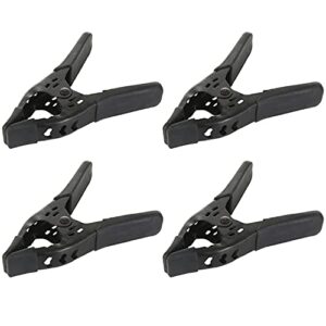 lot of 4-6" inch spring clamp large super heavy duty spring metal all black - 2.5 inch jaw opening