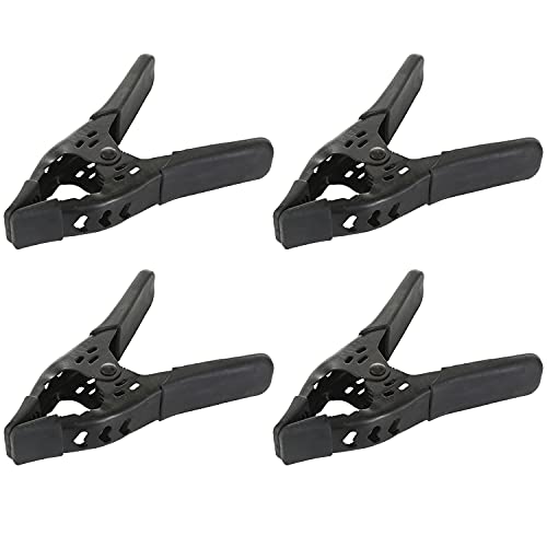 Lot of 4-6" inch Spring Clamp Large Super Heavy Duty Spring Metal All Black - 2.5 inch Jaw opening