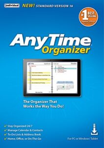 anytime organizer standard 16 [pc download]