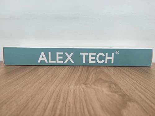 Alex Tech 25ft - 1/2 inch Cord Protector Wire Loom Tubing Cable Sleeve Split Sleeving for USB Audio Video Power Cord – Protect Cat from Chewing - Black