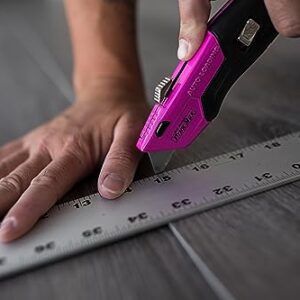 The Original Pink Box Auto-Loading Retractable Utility Knife, Pink