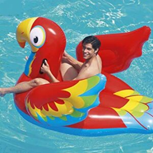 Bestway 41127 Peppy Parrot Ride-On Pool Inflatable, Red