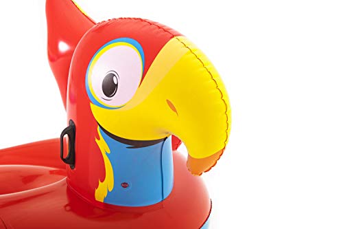 Bestway 41127 Peppy Parrot Ride-On Pool Inflatable, Red