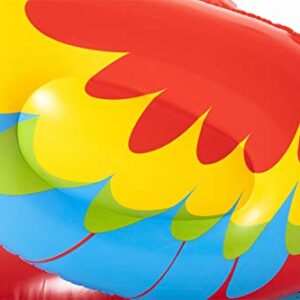 Bestway 41127 Peppy Parrot Ride-On Pool Inflatable, Red