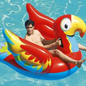 Bestway 41127 Peppy Parrot Ride-On Pool Inflatable, Red