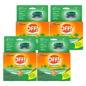 off! country fresh scent mosquito coil iii refills, 6 refills (pack of 4)